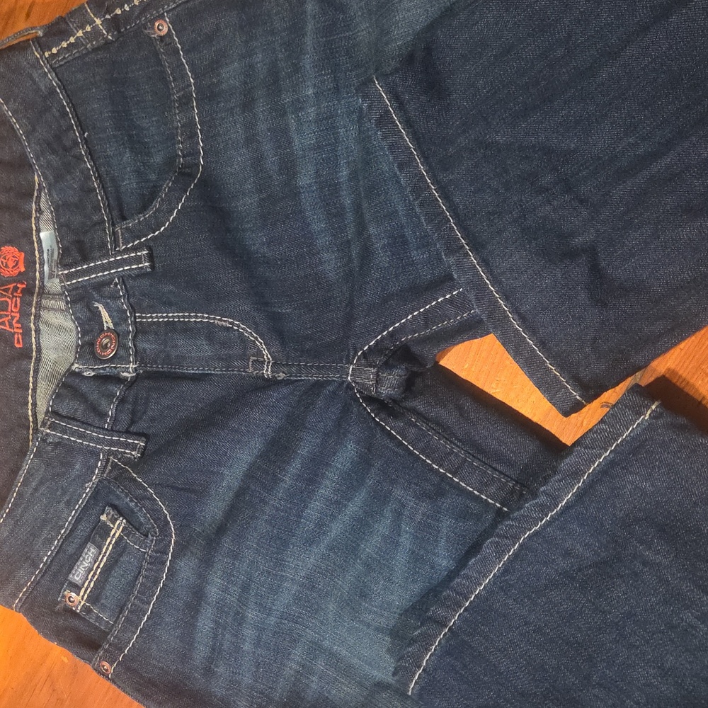 Women's Cinch Dark Denim Jeans Size 26 Regular. - Picture 2 of 7